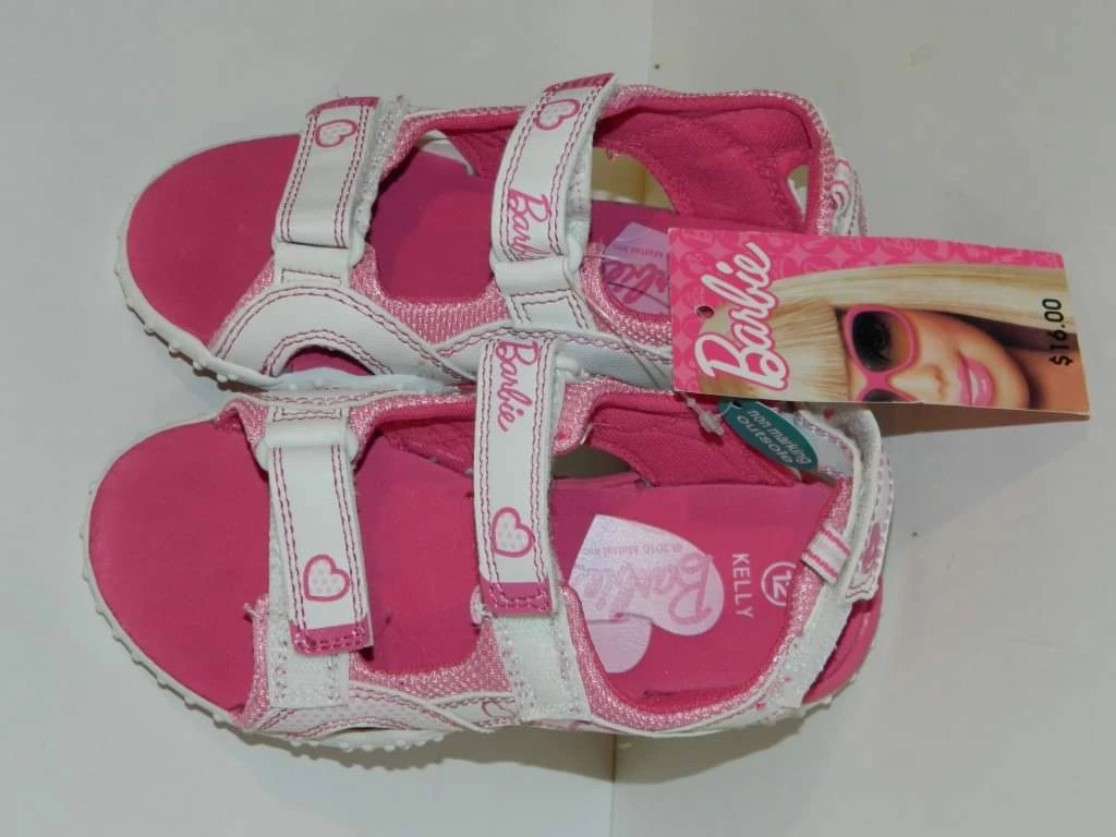 Sandal Spiderman Size 11 and Sandal Barbie Size 12 New - photo 2