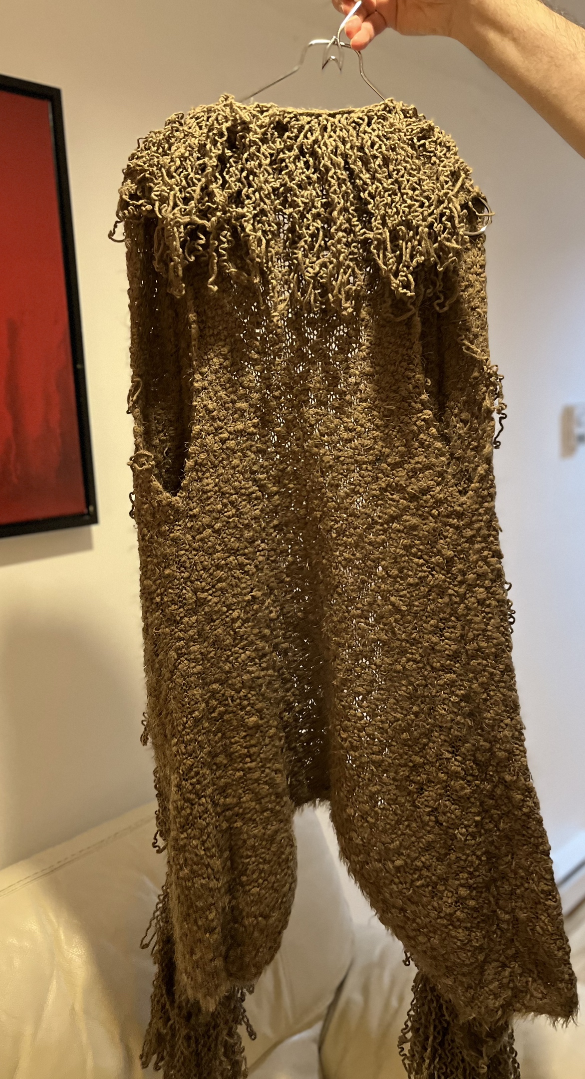 Beautiful long fringe vest image indicator(2)