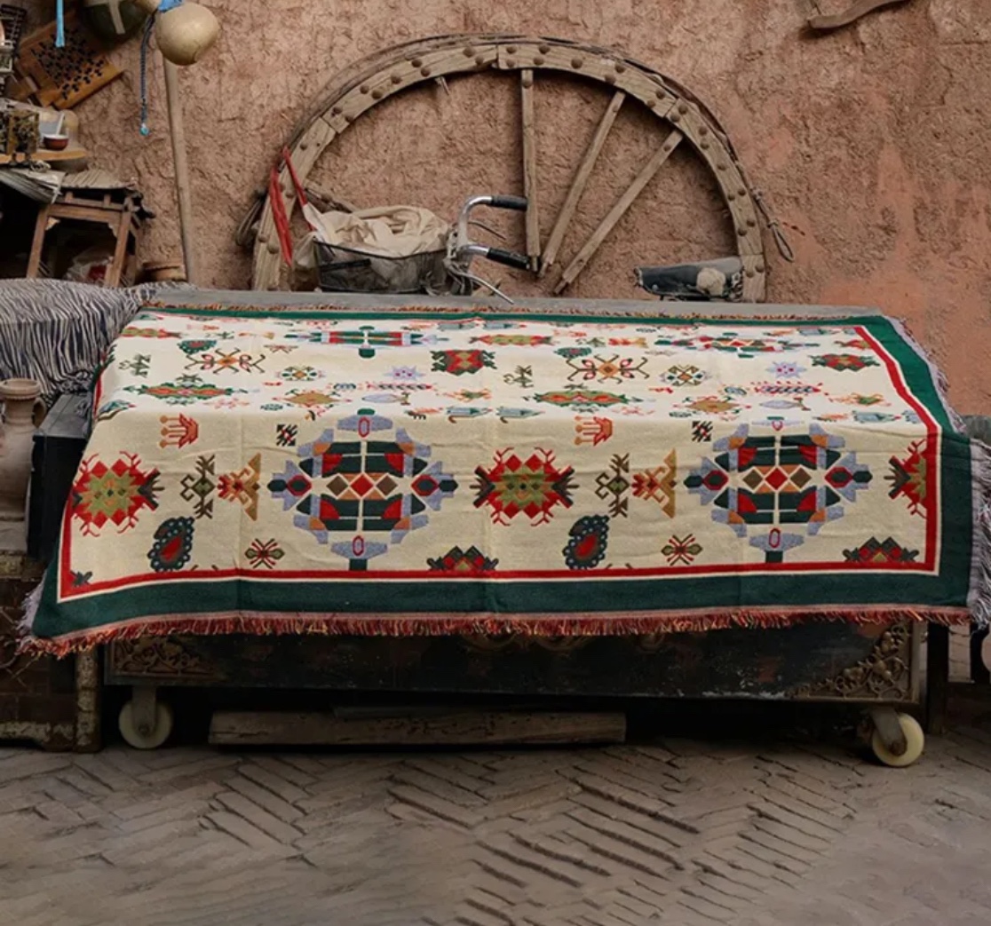 Woven throws 100% cotton MANY DESIGNS image indicator(6)