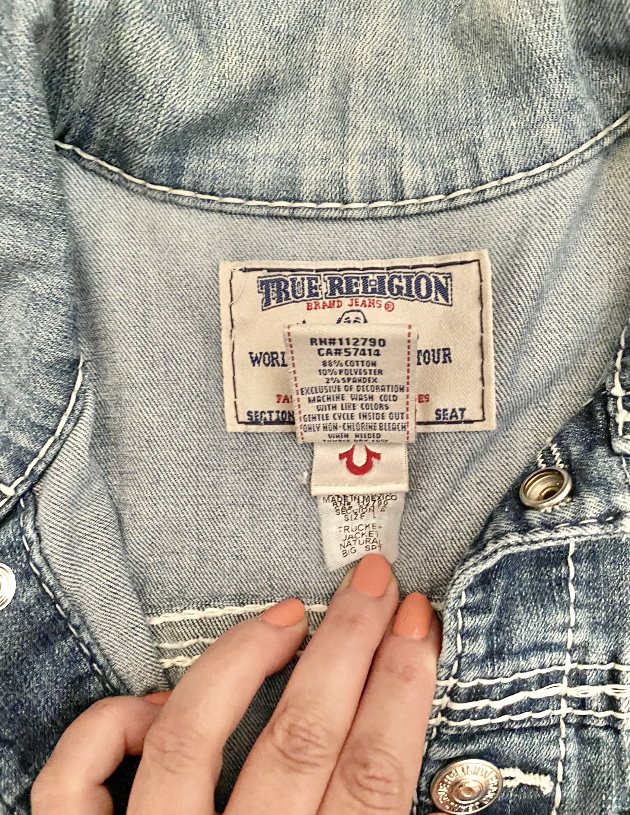 Unisex denim suit True Religion image indicator(2)