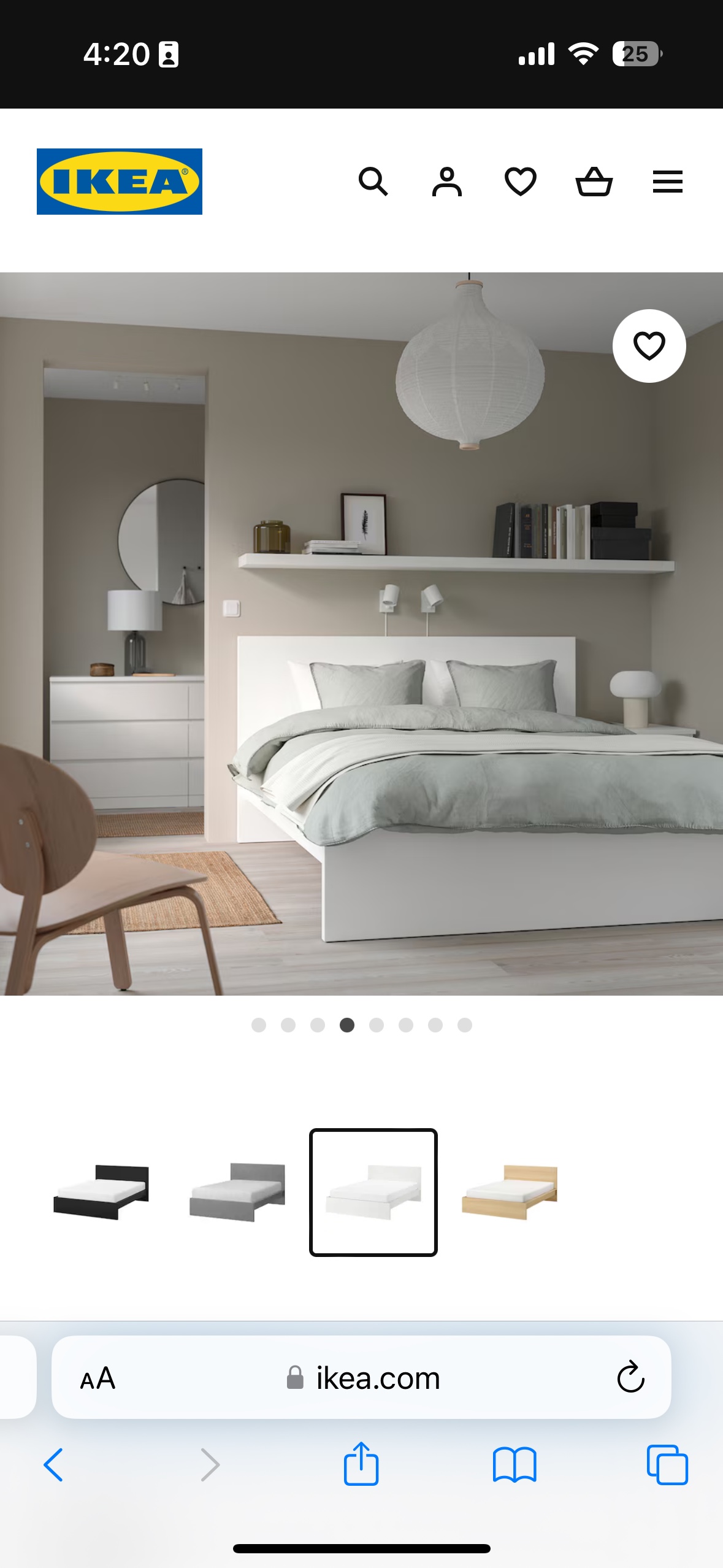 Ikea Queen Bed frame - photo 4