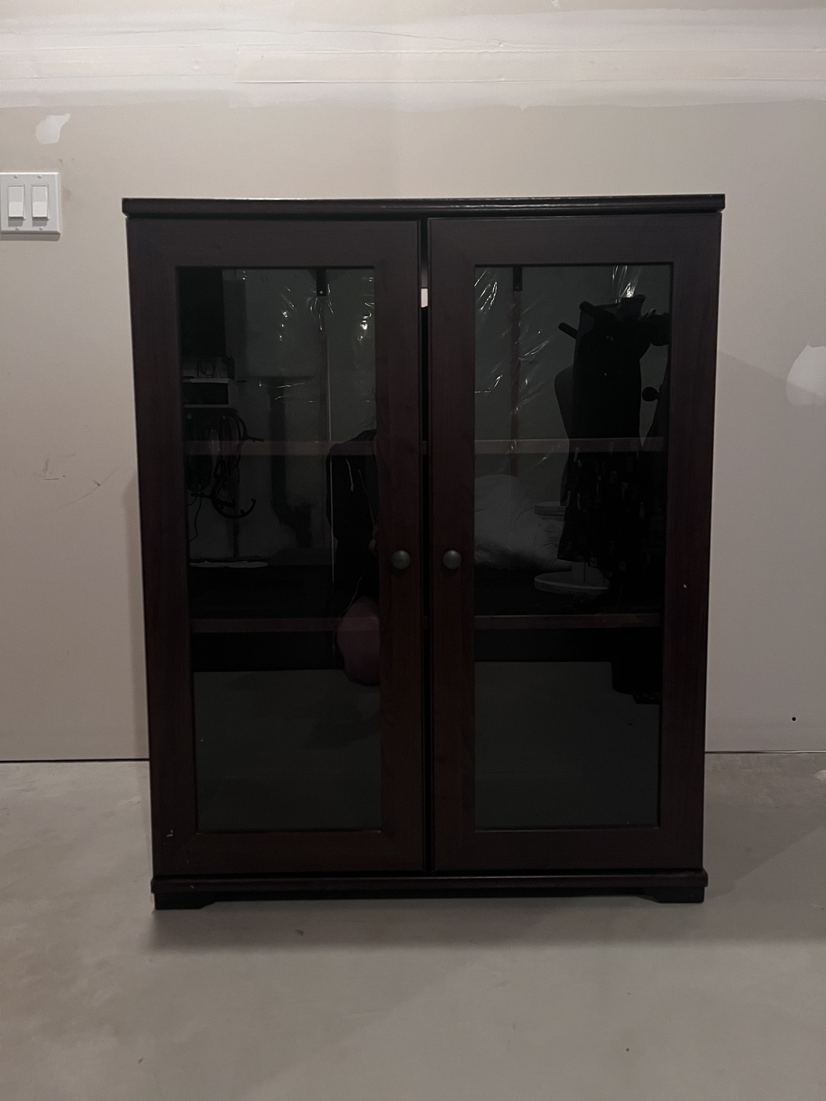 Glass Front Cupboard / Bookshelf