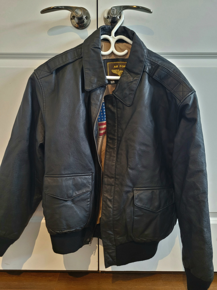 Pilot Black Leather Jacket