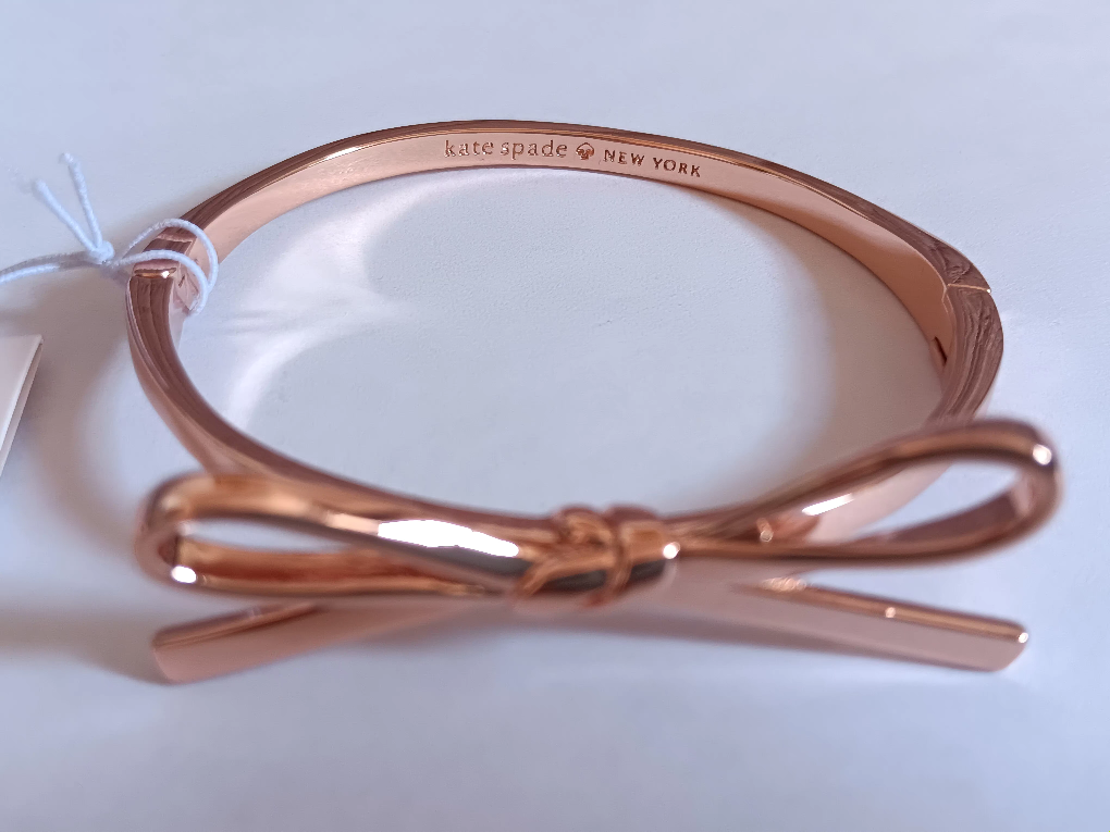 New Kate Spade Mini Bow Bangle w/tag price image indicator(3)