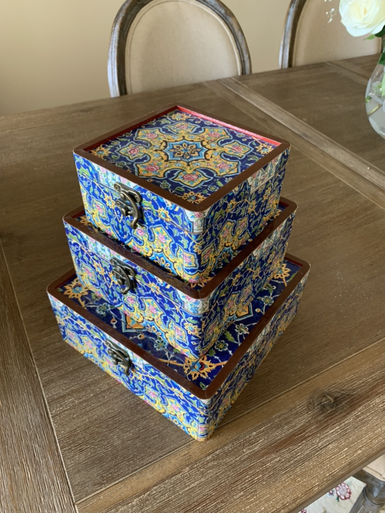 3 wooden boxes like new - photo 5