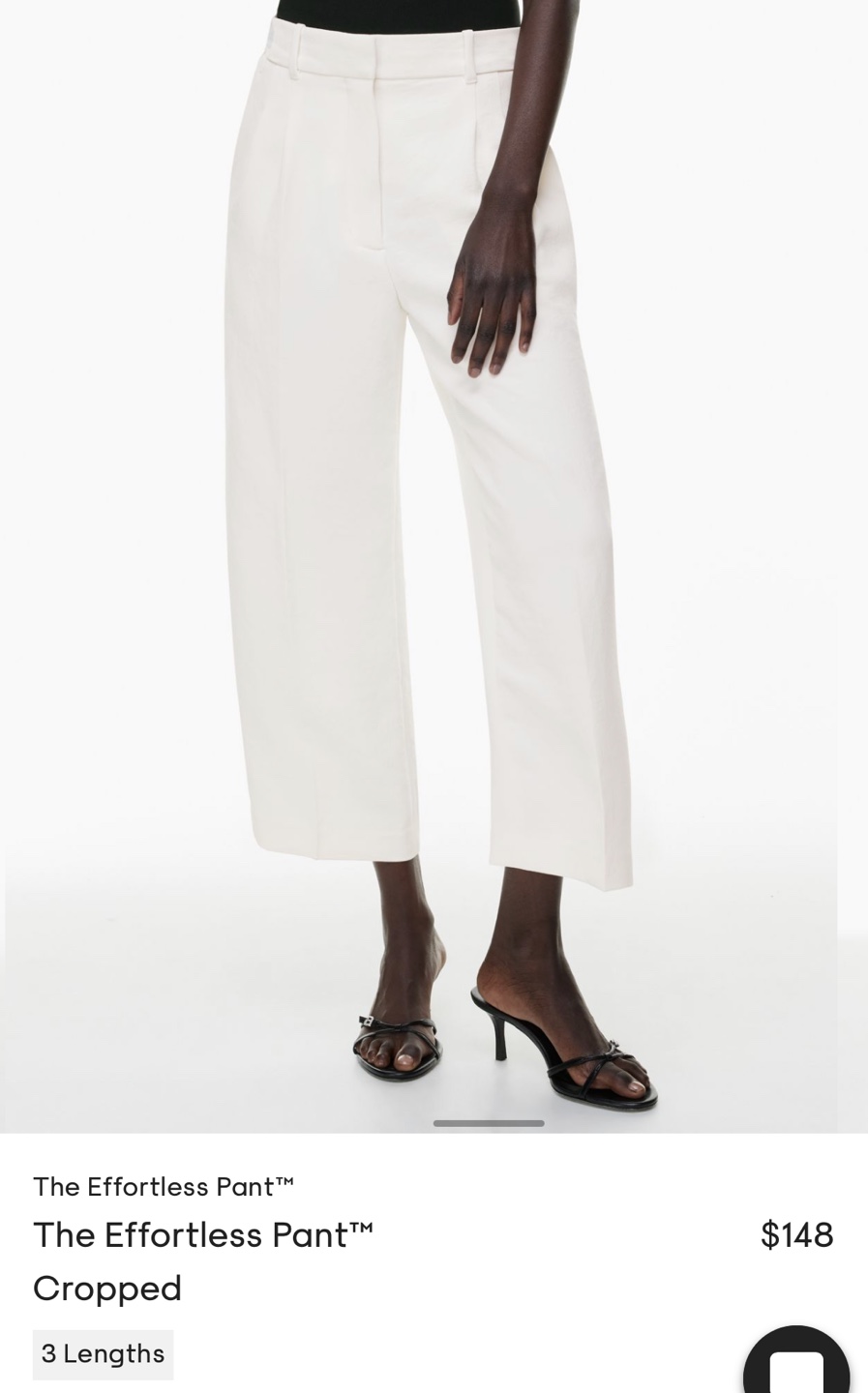 NEW Wilfred The Effortless Pants Cropped, Short ver (size 4) image indicator(5)