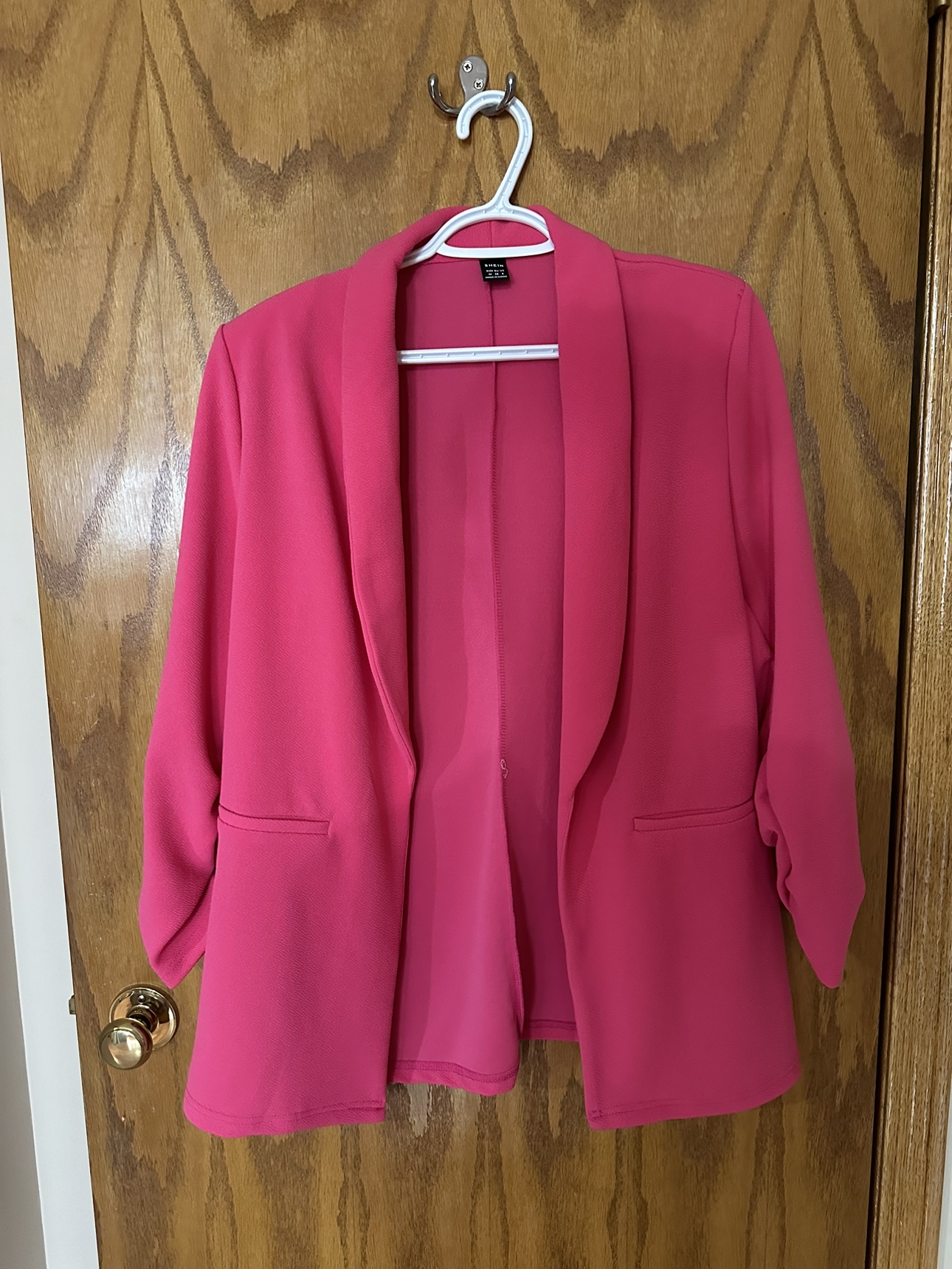 WOMENS HOT PINK BLAZER SIZE M $15 OBO‼️‼️