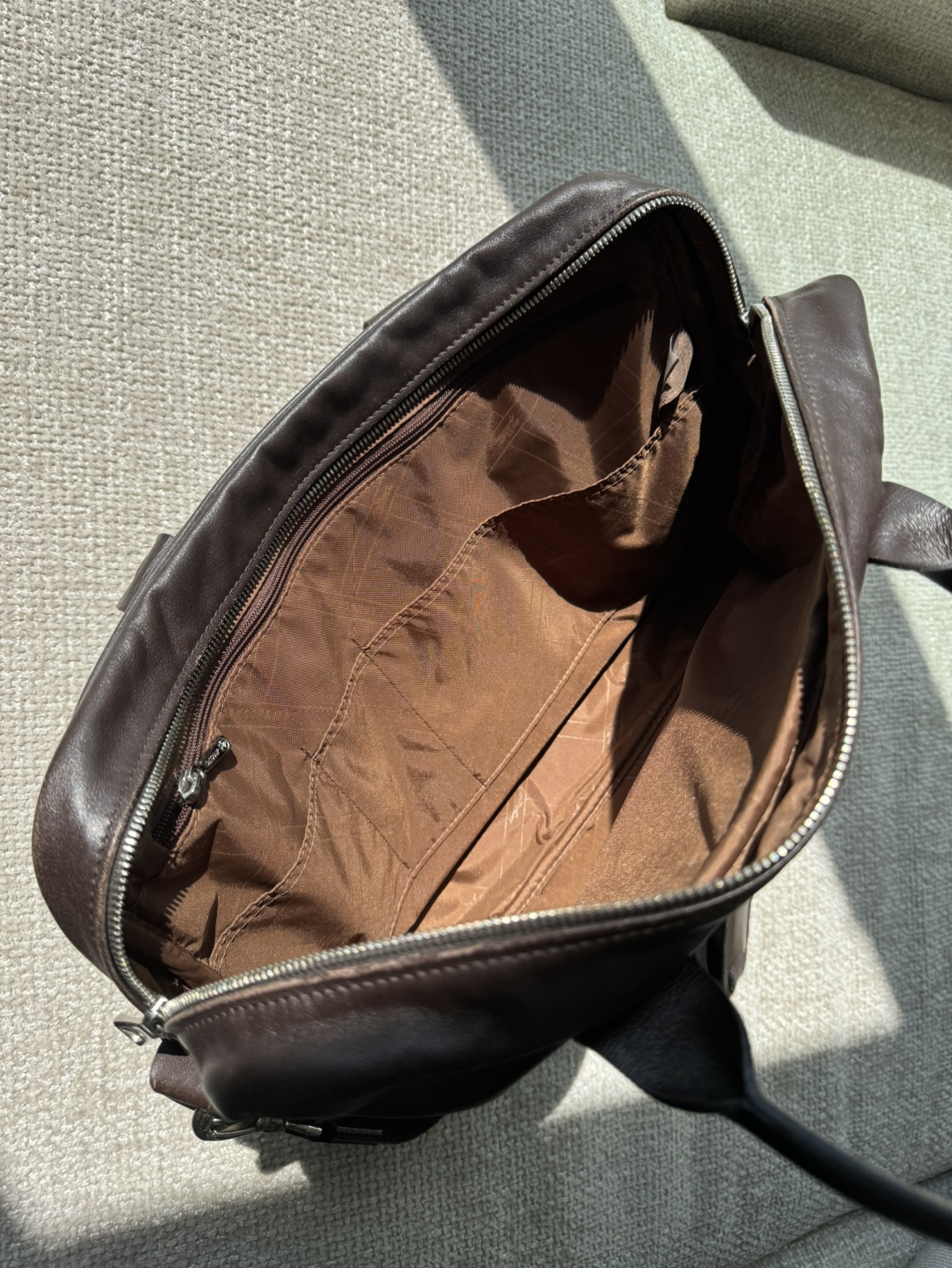 Longchamp Brown Soft Leather Briefcase - photo 3