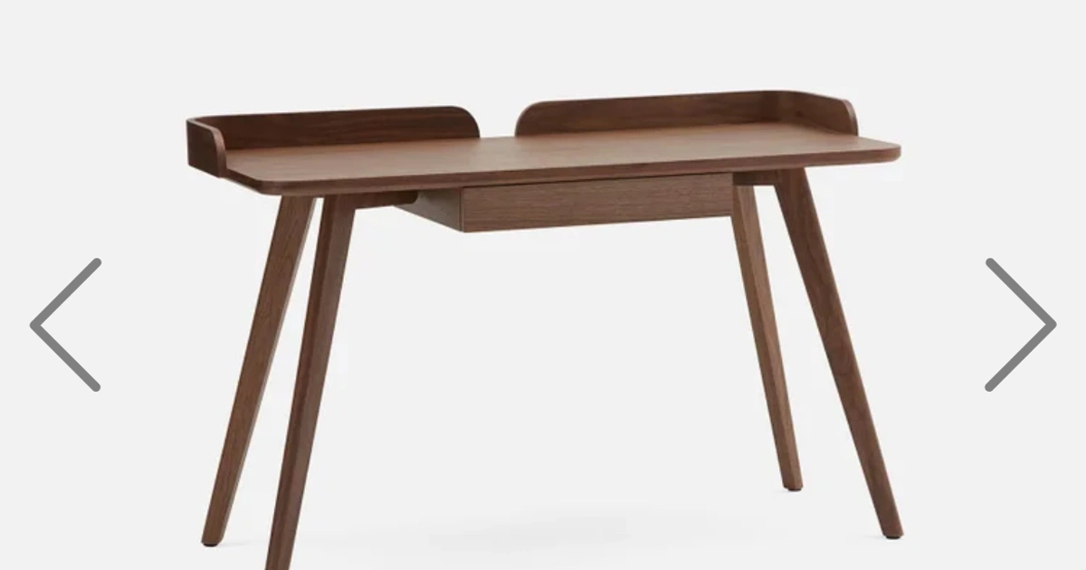 Structube Sergio Office Desk - Walnut | Karrot
