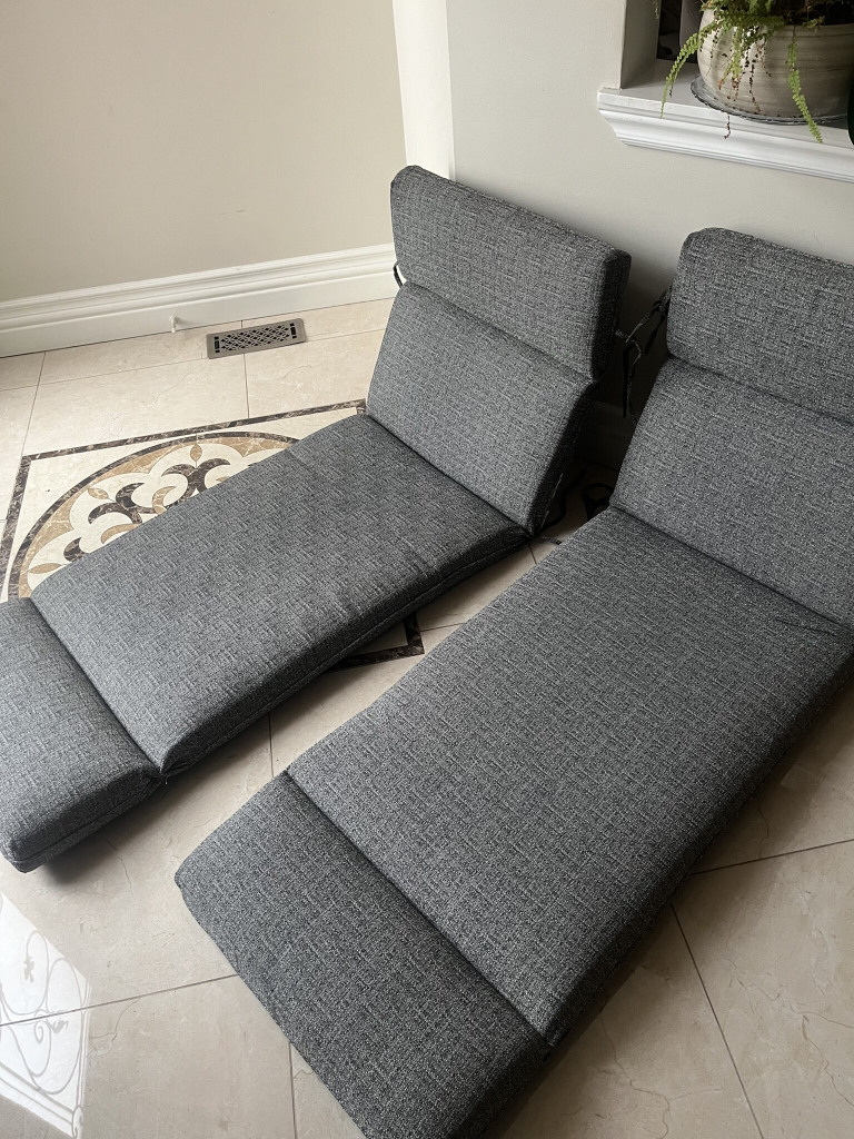 Patio Lounge Cushions Each $20