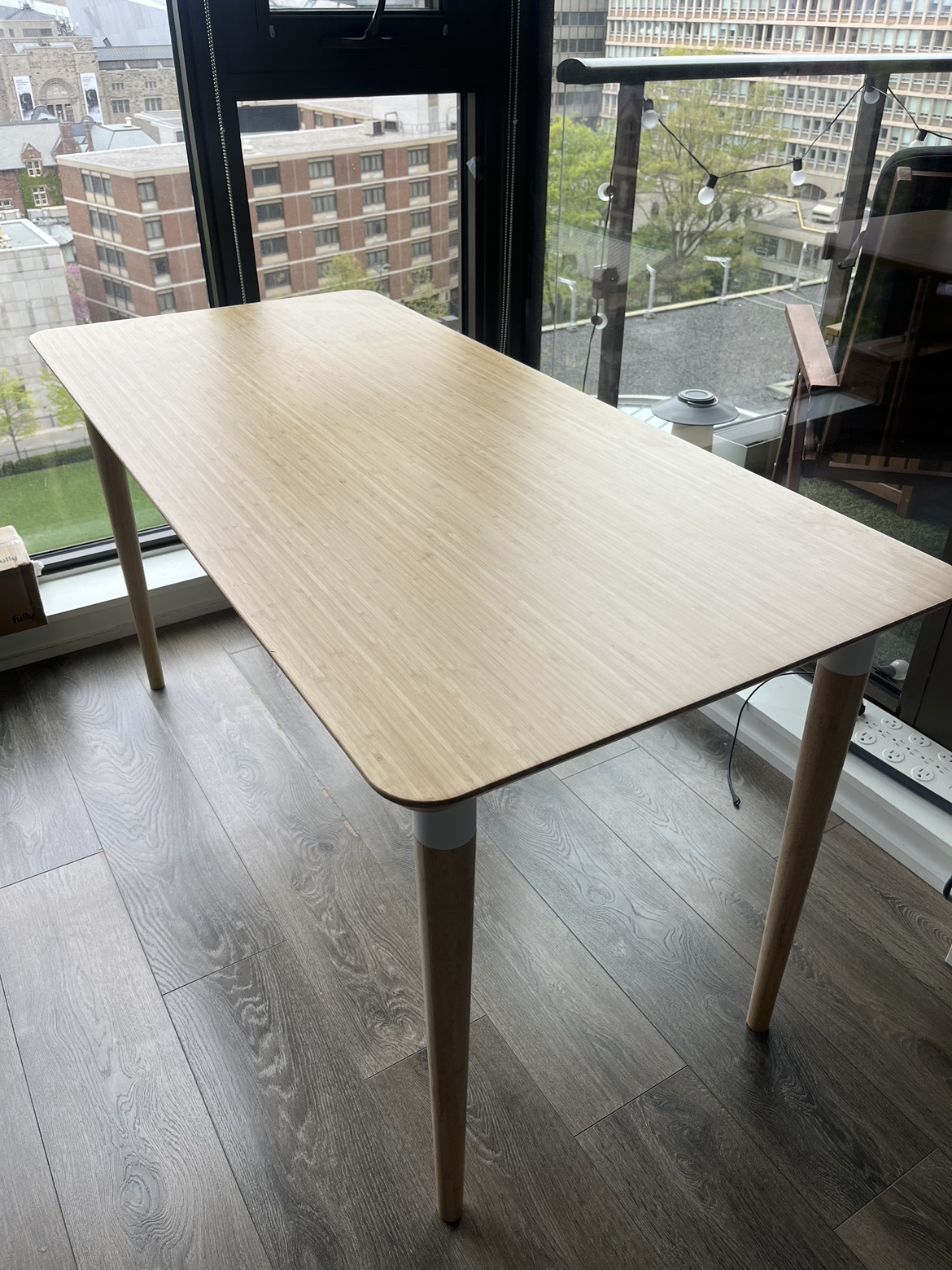 IKEA ANFALLARE / HILVER Bamboo Desk image indicator(3)