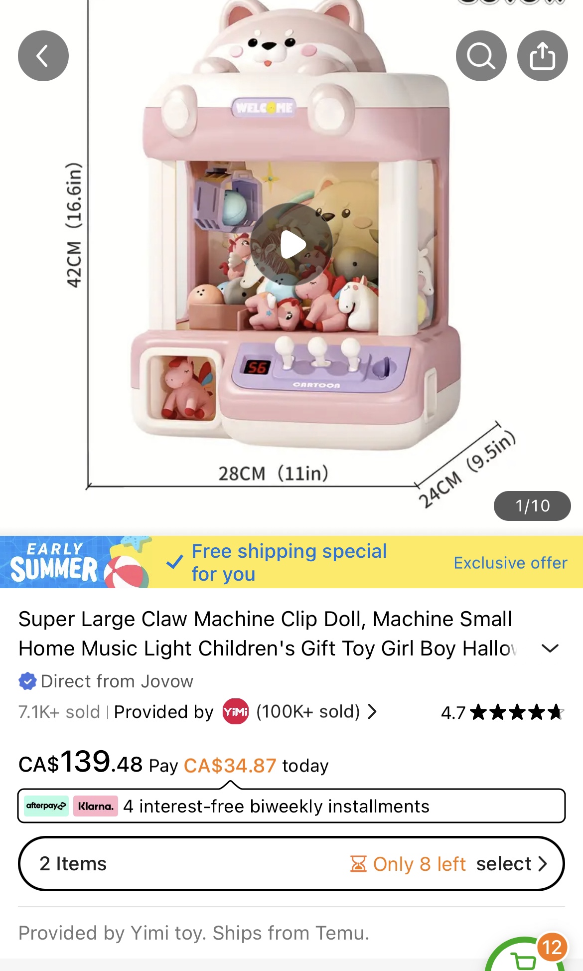 Claw Machine Toy - photo 4