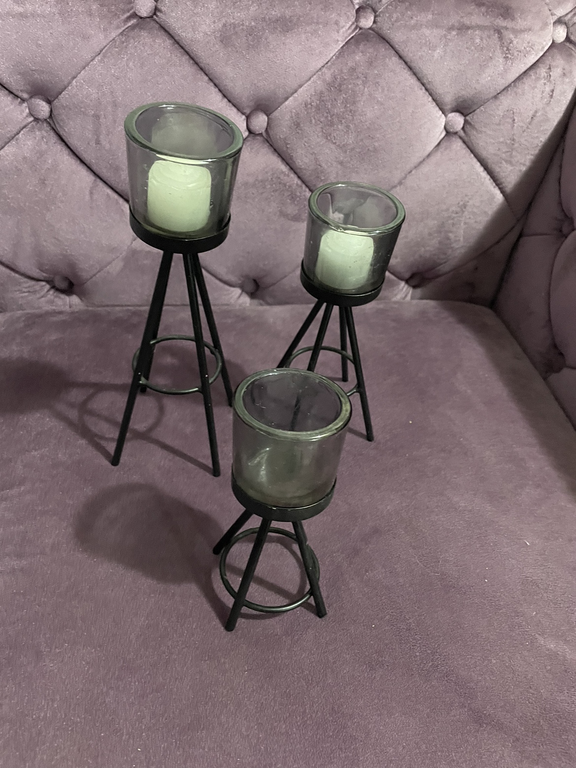 black candlesticks