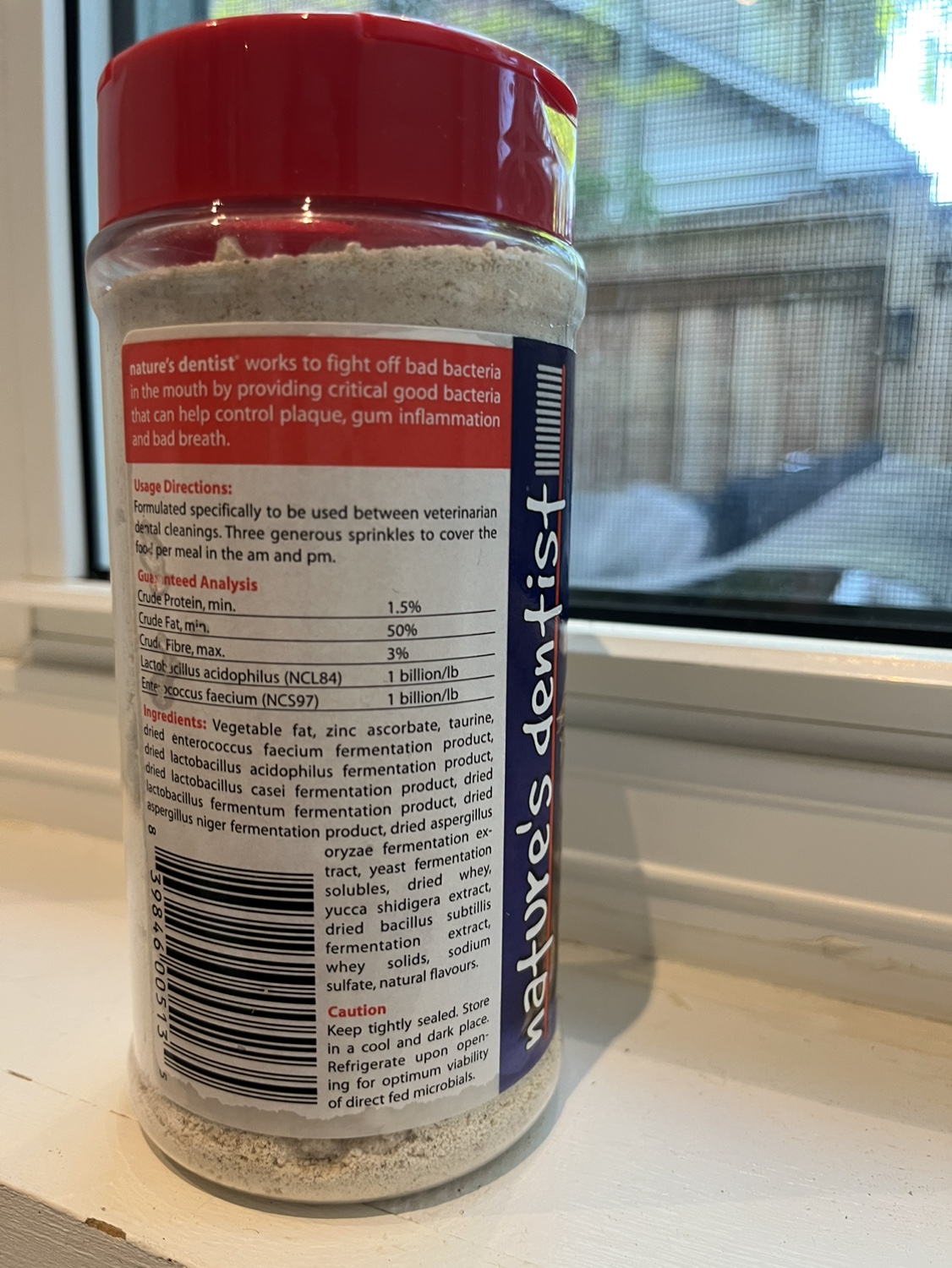 Nature’s Dentist pet dental powder image indicator(2)