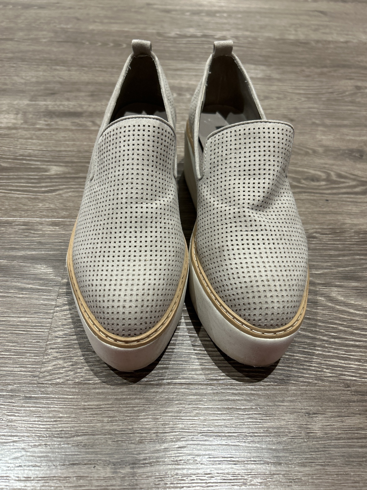 DKNY Beige Platform Shoes