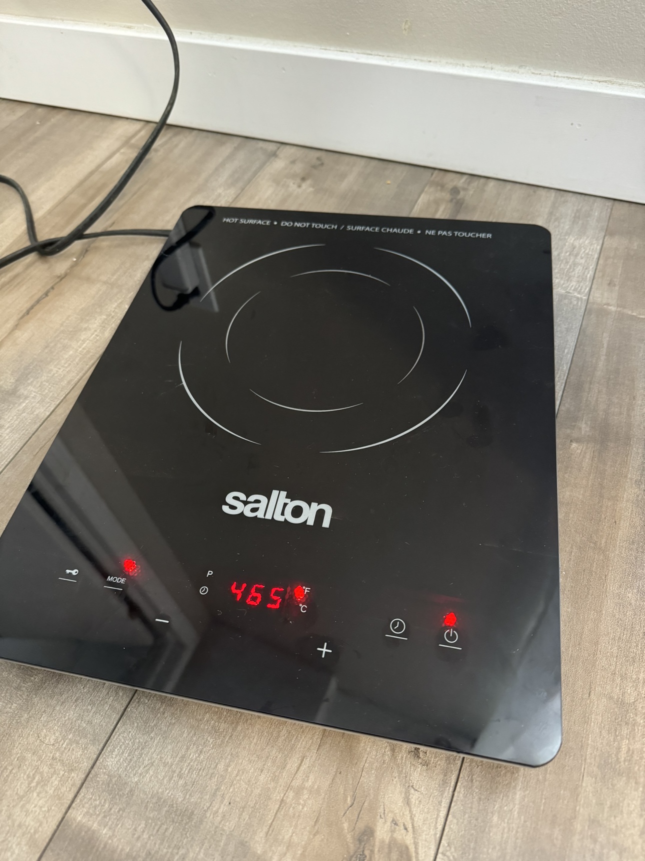 salton induction cook top - photo 3