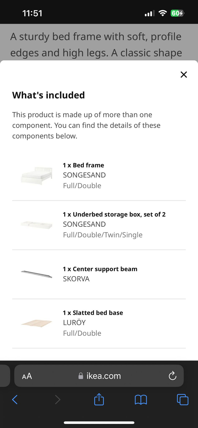 Double Bed Frame with Storage - photo 2