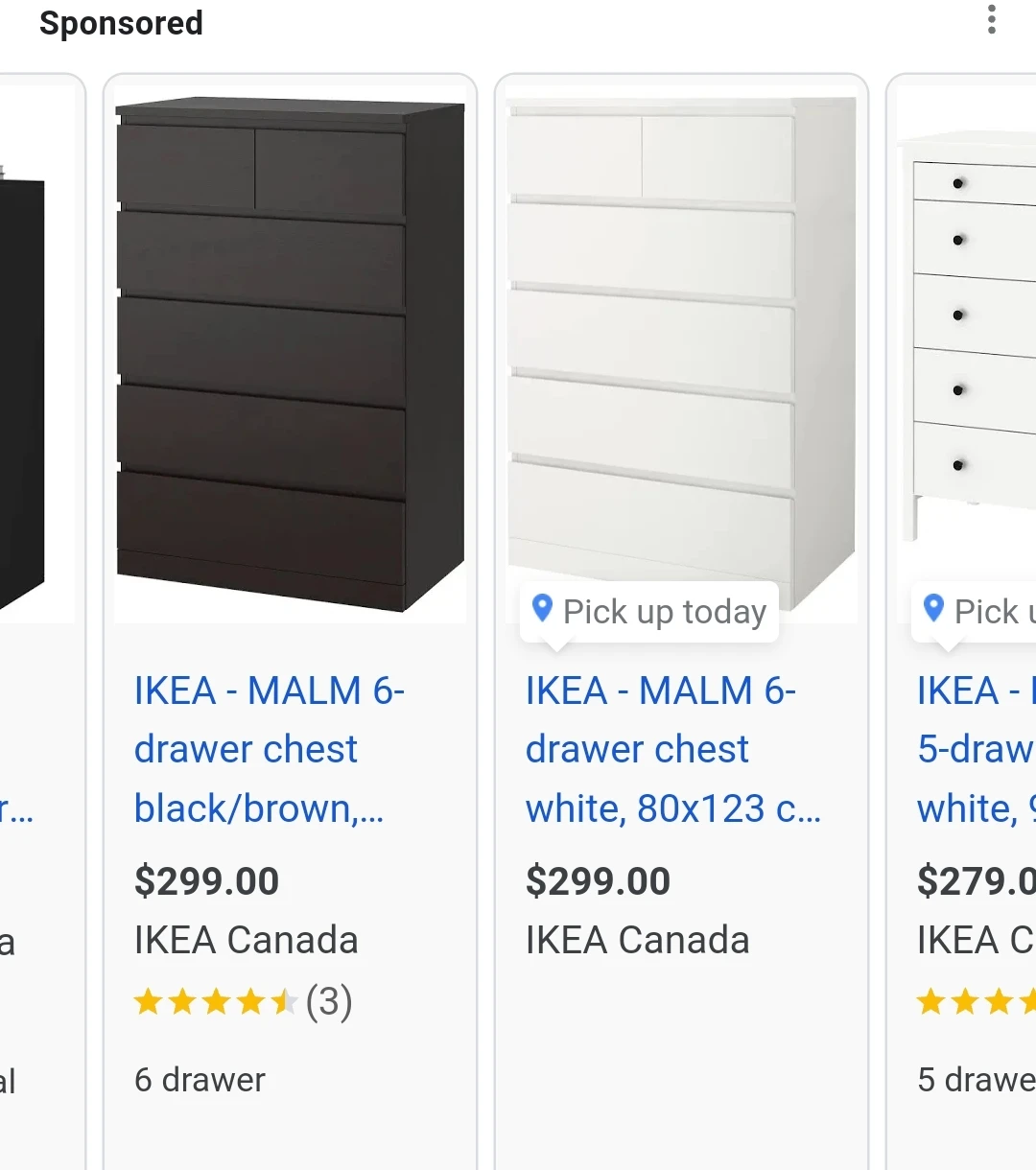 IKEA 6 drawer dresser/chest image indicator(2)