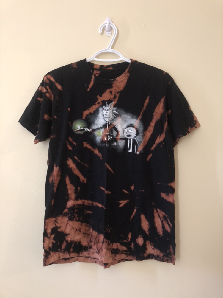 Rick and Morty tie dye tshirt
