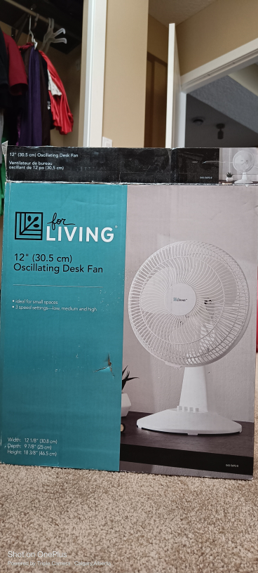 Oscillating Desk Fan - photo 4