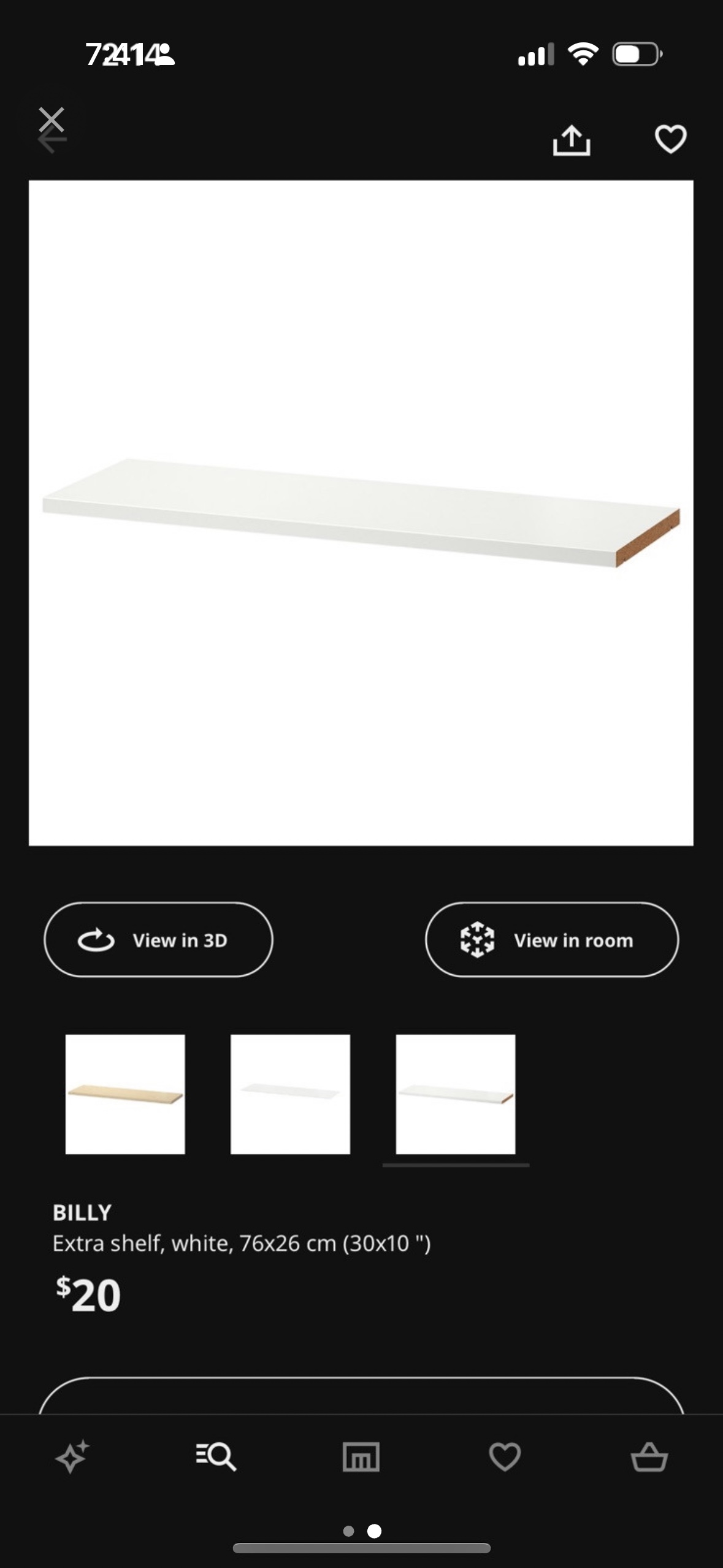 IKEA Billy extra shelves - photo 2