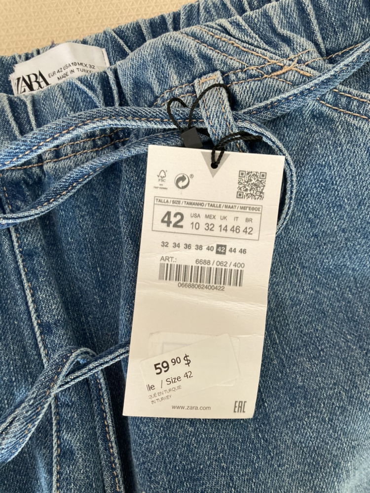 Belted jeans new with tags size 10 image indicator(3)