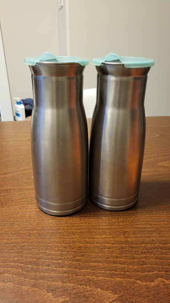 Stainless water bottle 2ea