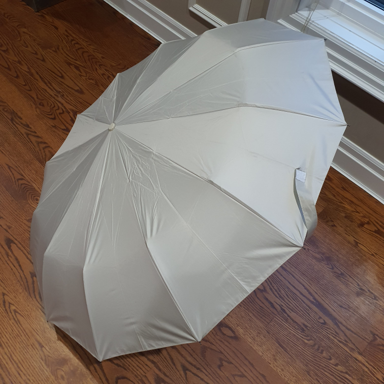 Folding Automatic Umbrella Beige - photo 3