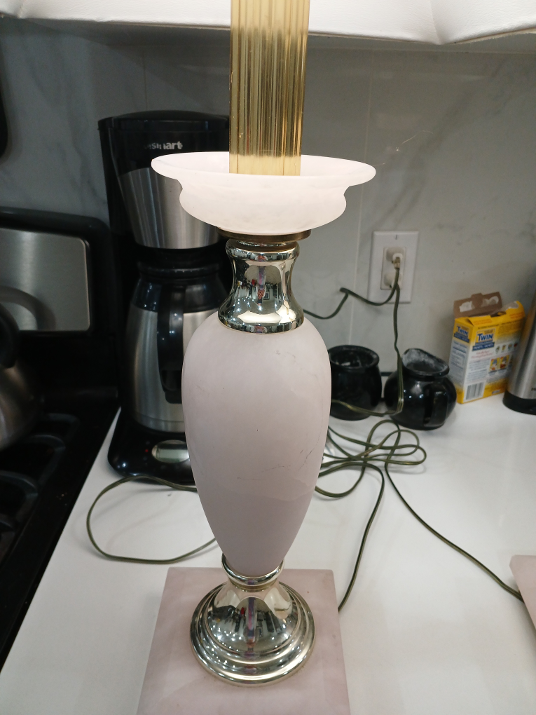 beautiful pink stone lamps for your little princess - photo 2