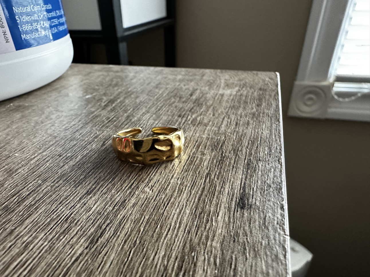 FINAL SALE!! Gold plated ring thumbnail