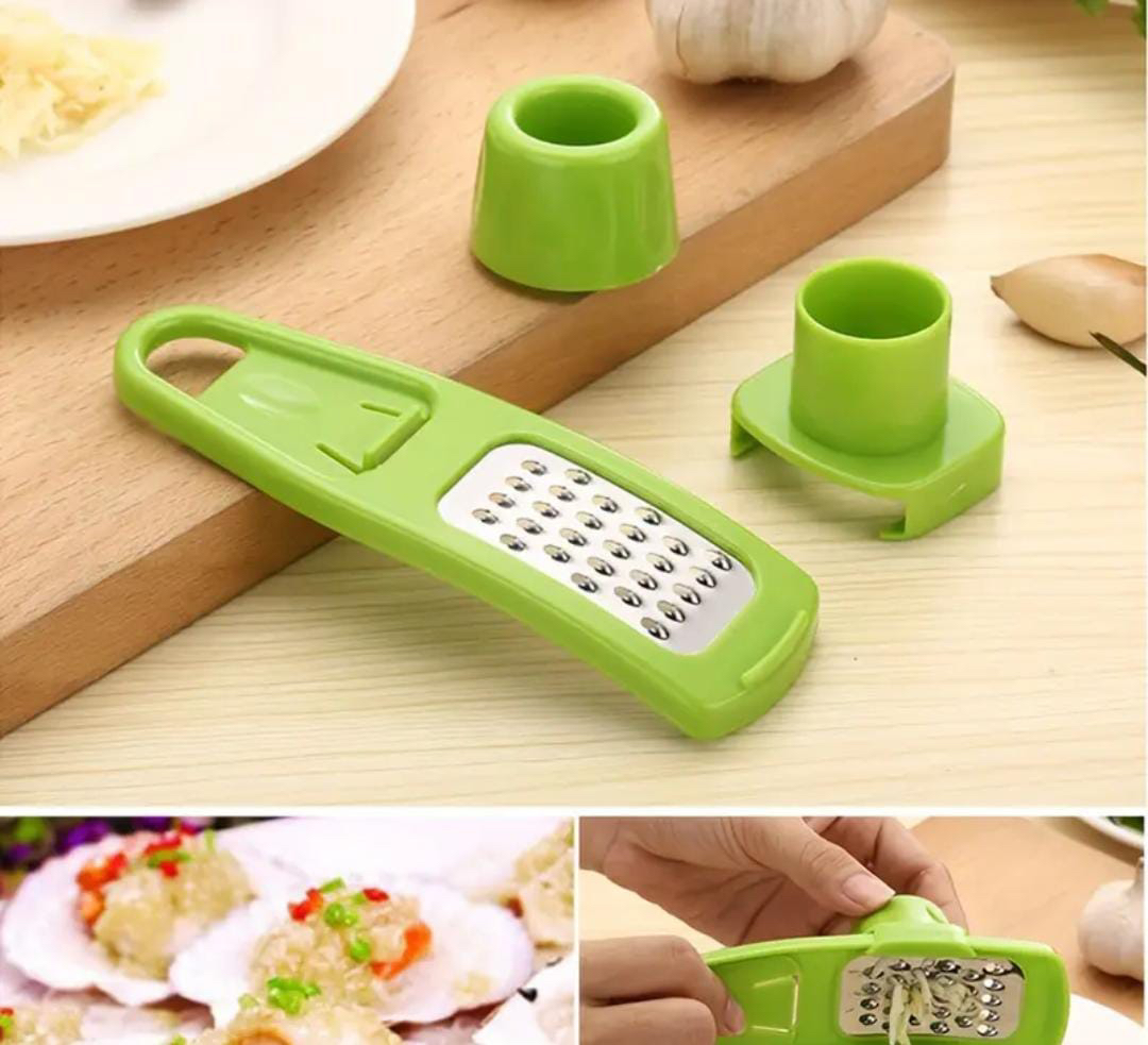 1pc Multifunctional Garlic Masher, Ginger And Garlic Grinder - photo 2
