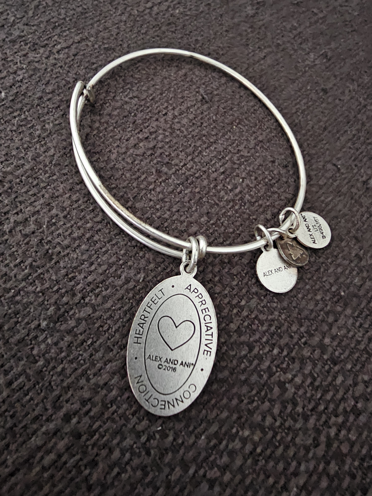 Alex and Ani Bracelet with charm image indicator(2)