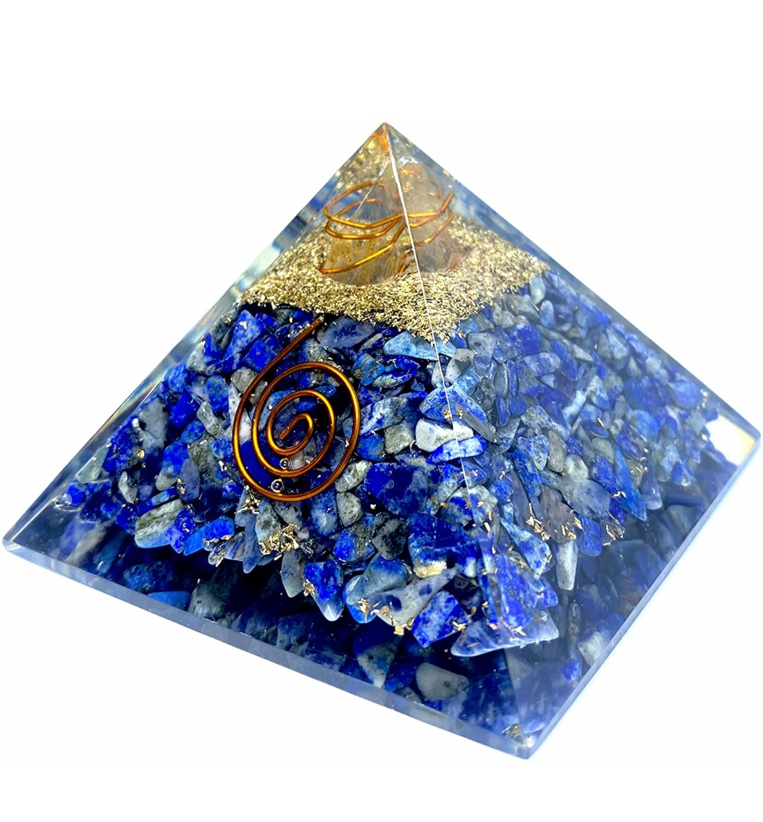NEW BLUE ORGONE PYRAMID - photo 4