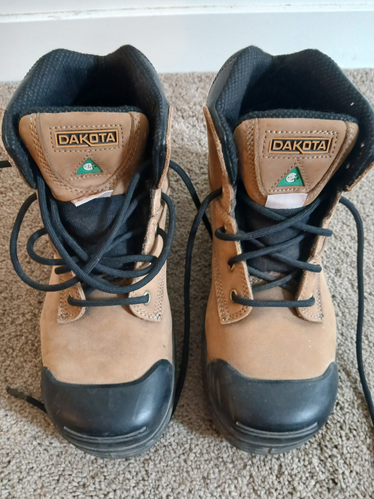 Men's 9.5 Steel toe workboots