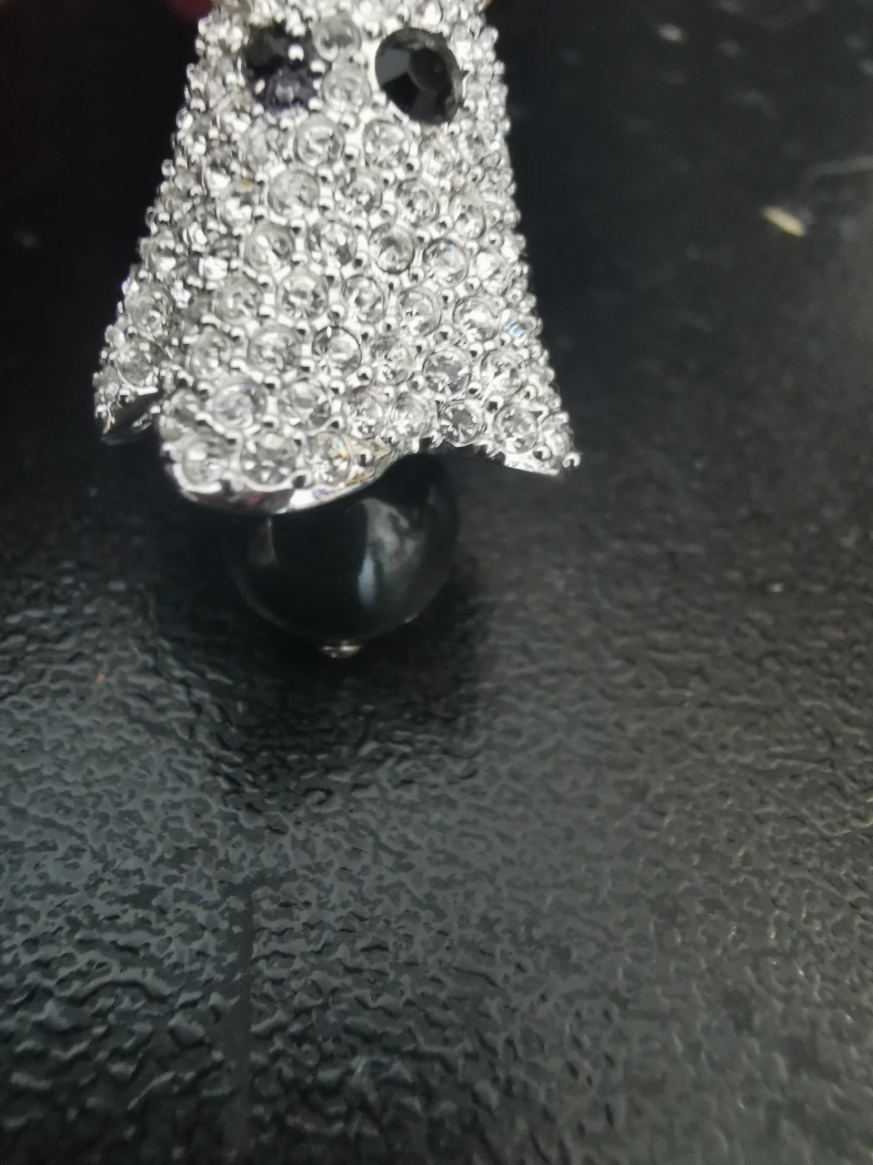 Swarovski Crystal ghost pendant Also bell 🔔 thumbnail