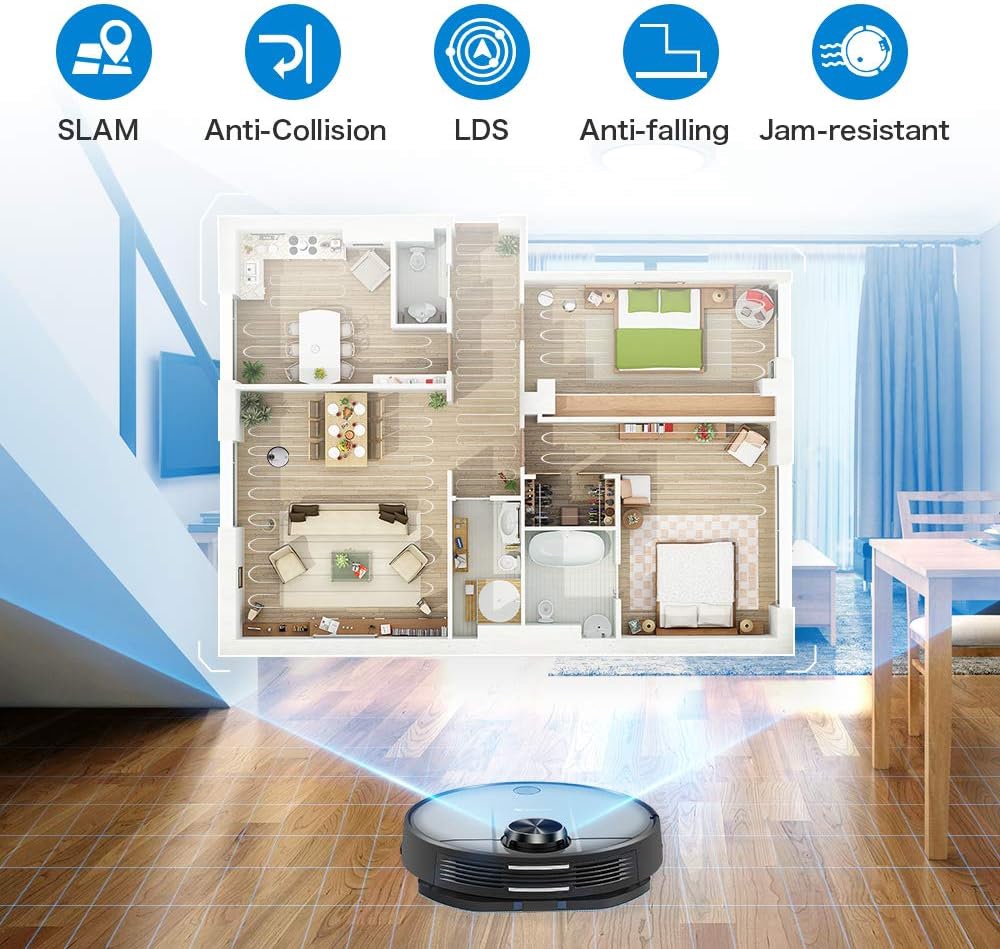 Robot Vacuum & Mop with extra refills image indicator(6)