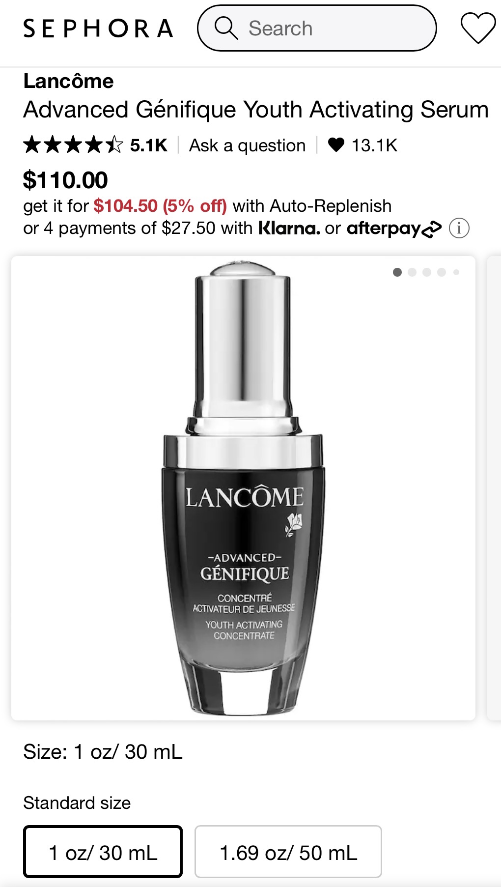 Lancome Advanced Génifique Youth Activating Serum 20mlx2 image indicator(2)