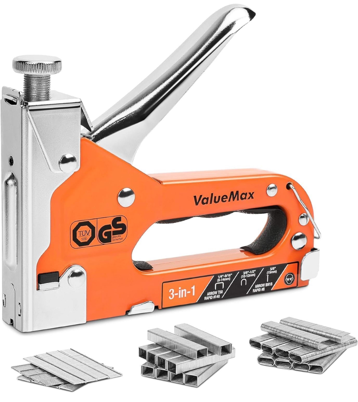 BRAND NEW IN BOX - Staple Gun + 3000 Staples thumbnail