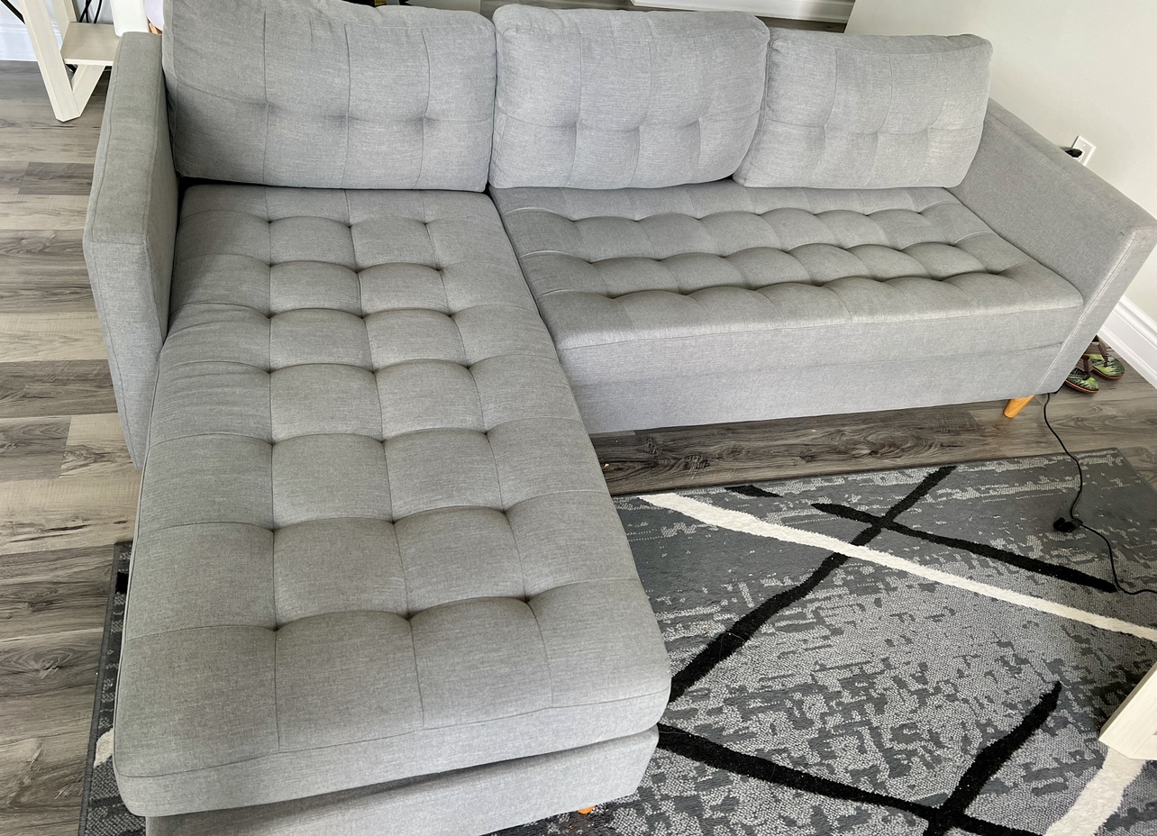 sectional (individually or with coffee table and 2 side tables)