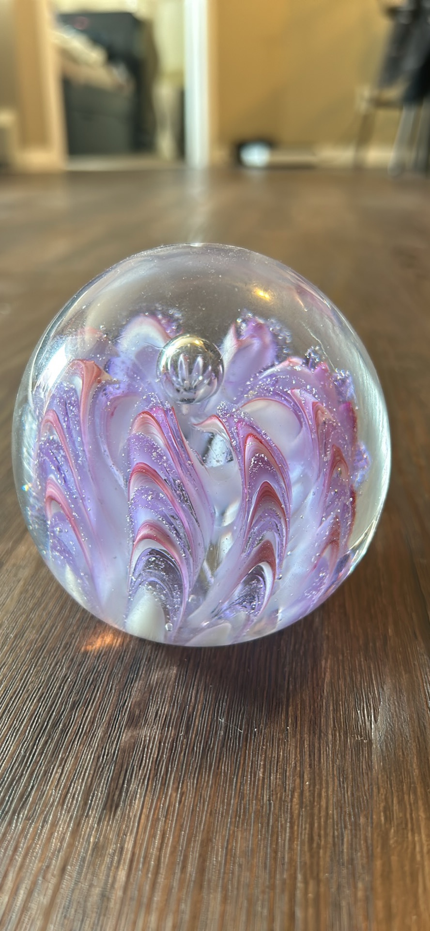 Decorative glass ball