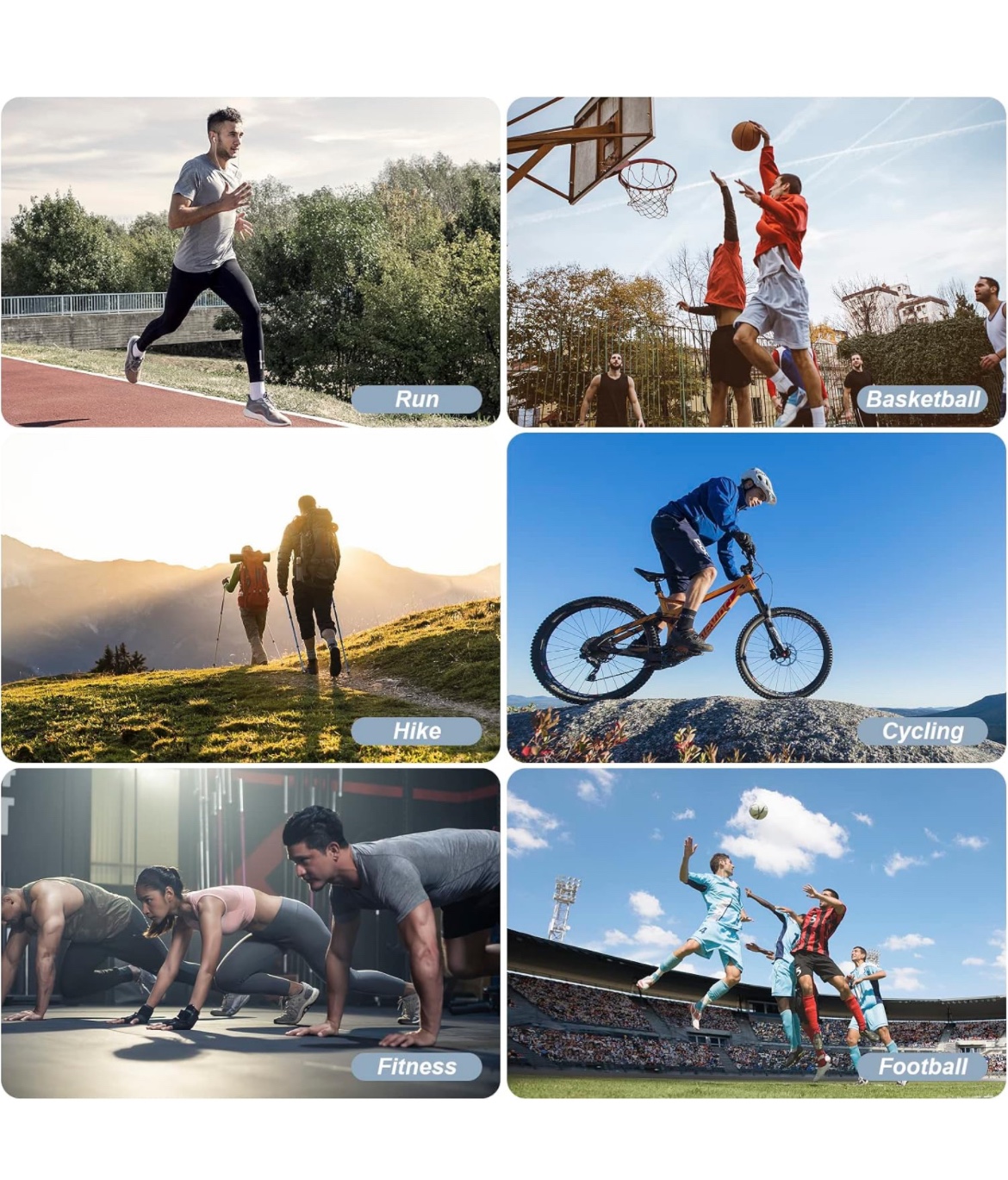 New Pack Knee Support Brace 2 Pack Compression Knee Sleeves image indicator(6)