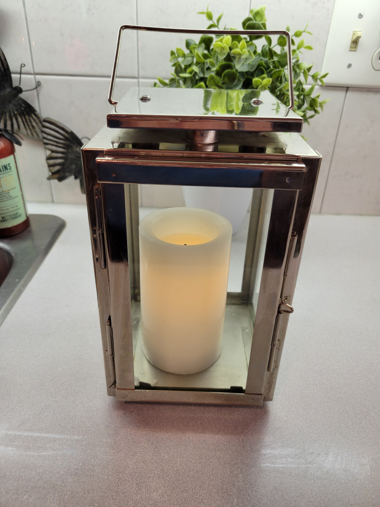 Candle Holder with Door Stainless Steel image indicator(5)