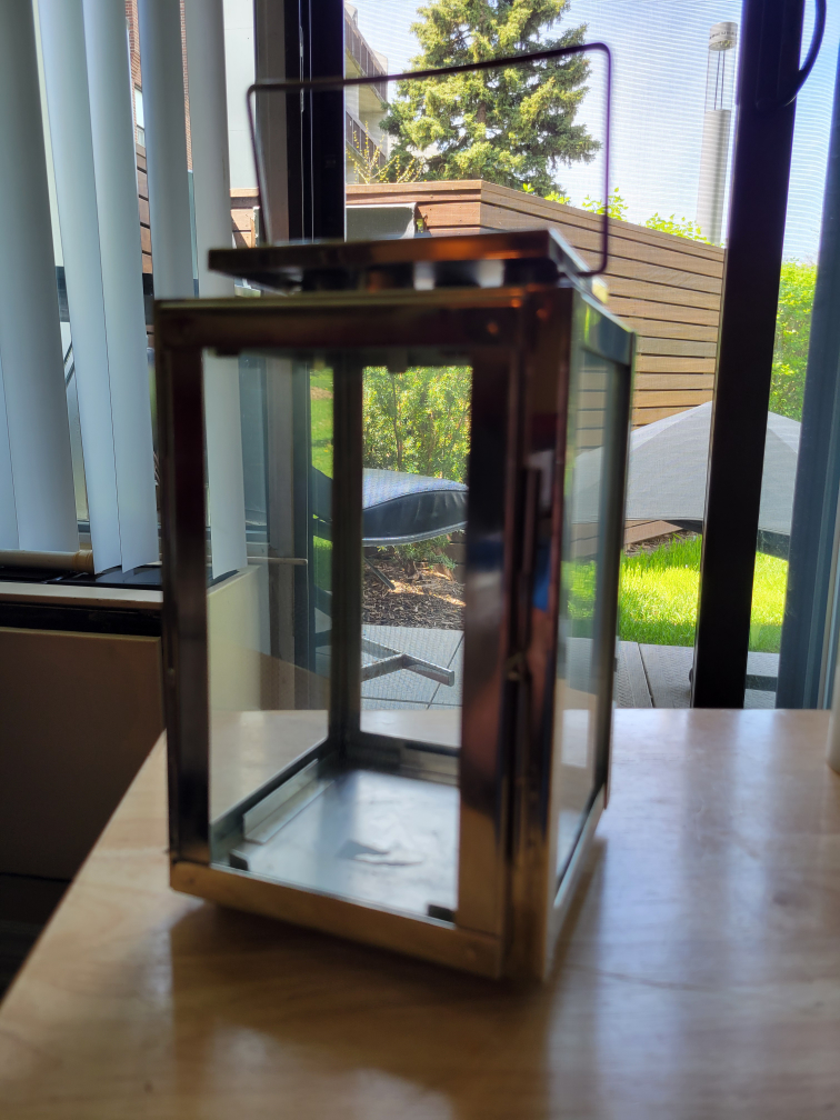 Candle Holder with Door Stainless Steel image indicator(6)