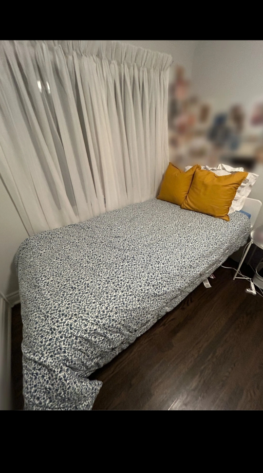 [MOVING SALE] Ikea twin bed frame and mattress