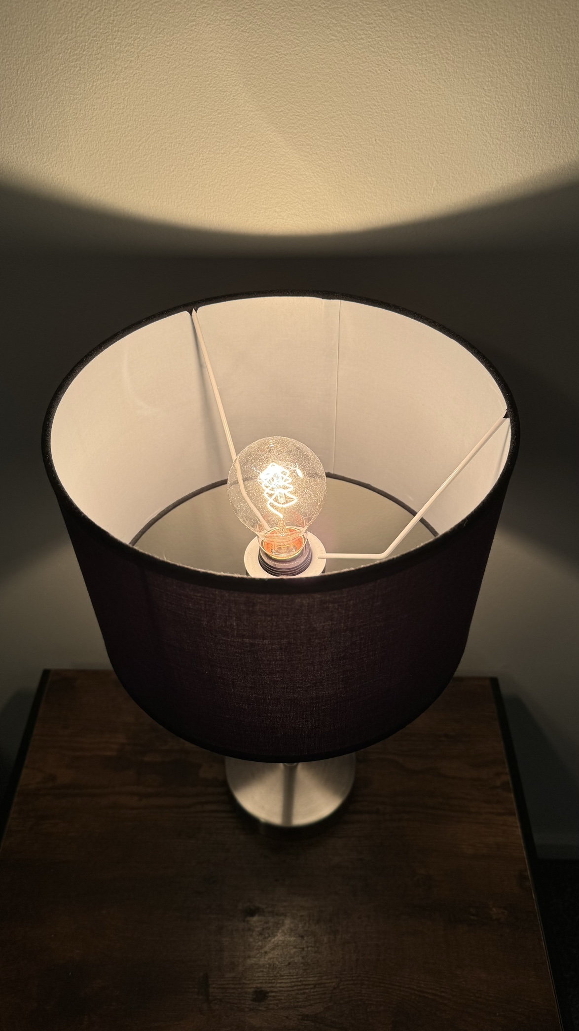 2 x Fabric Drum Shade Table Lamps - photo 2