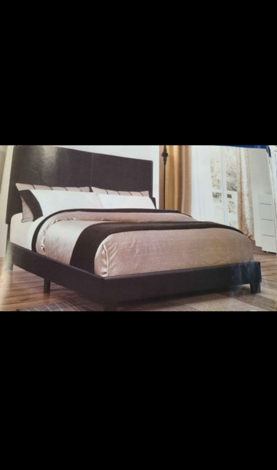 BRANDNEW QUEEN/SINGLE BEDS((NO BOX SPRING REQUIRED))