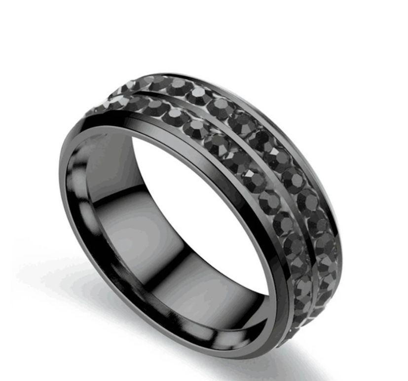 Black Steel rings - photo 2