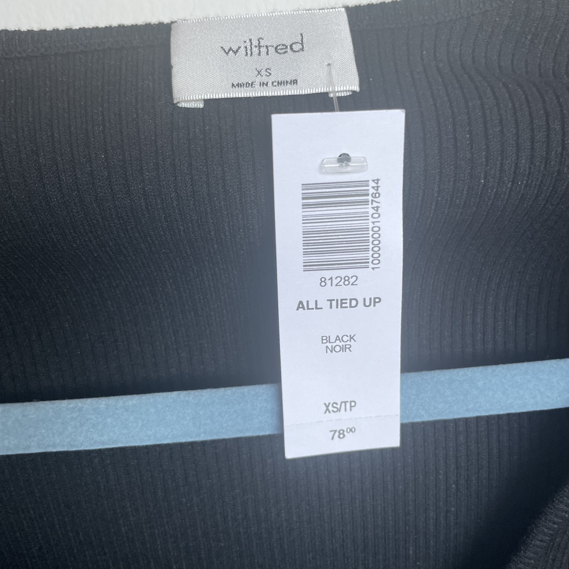 NEW Wilfred All-Tied Up ribbed sweater XS image indicator(9)