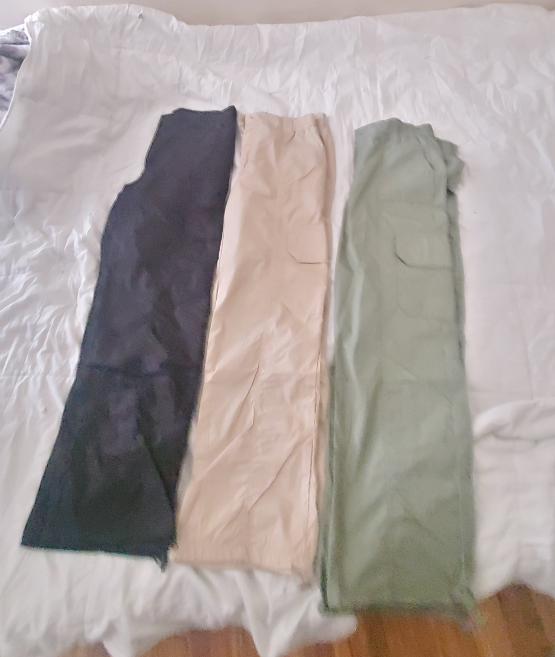 womens cargo pants large new