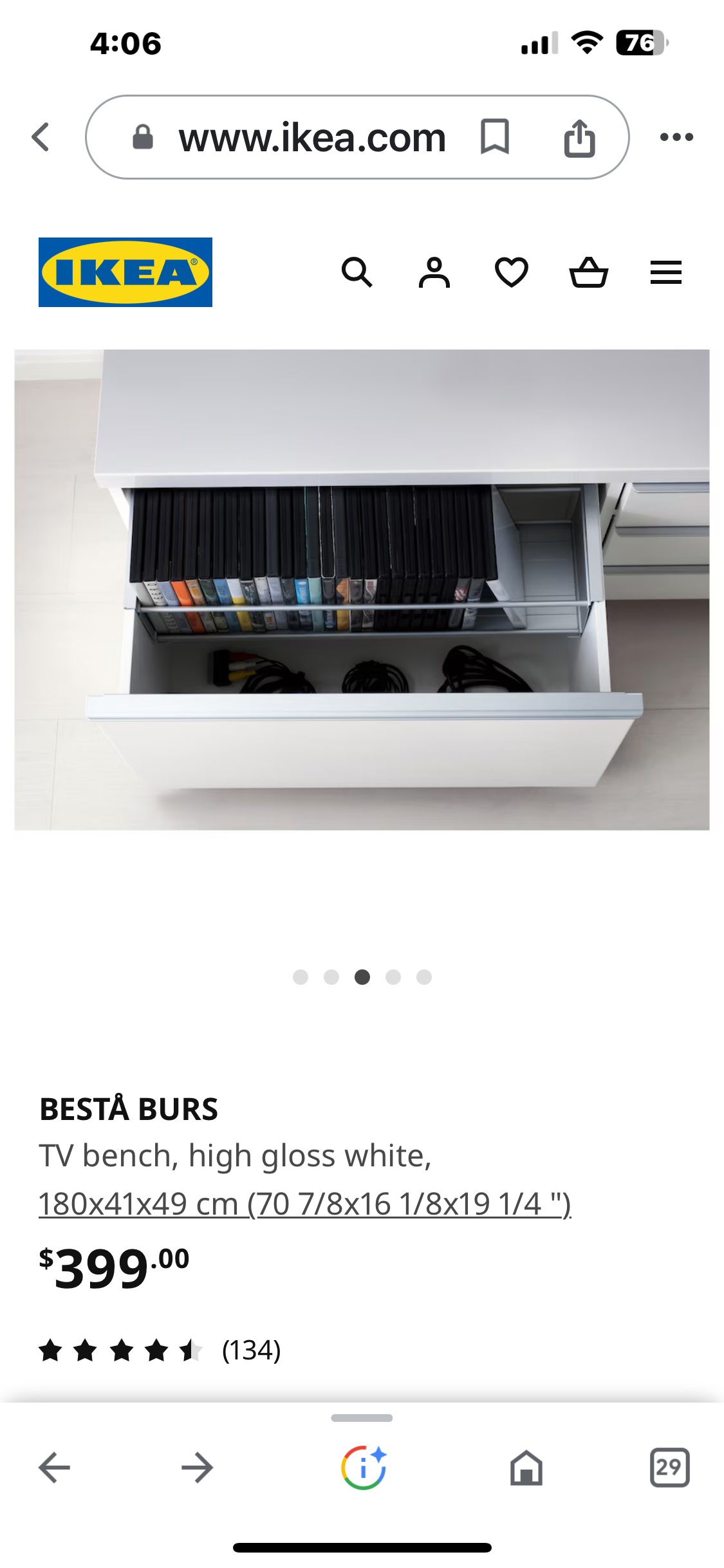 IKEA tv stand - photo 2